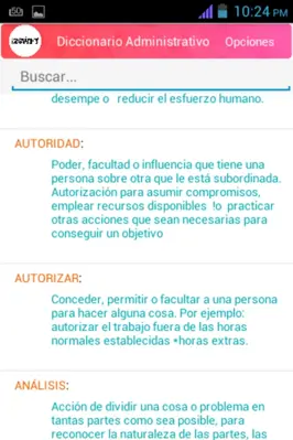 Diccionario Administrativo android App screenshot 4