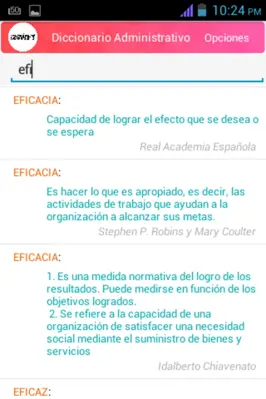 Diccionario Administrativo android App screenshot 5